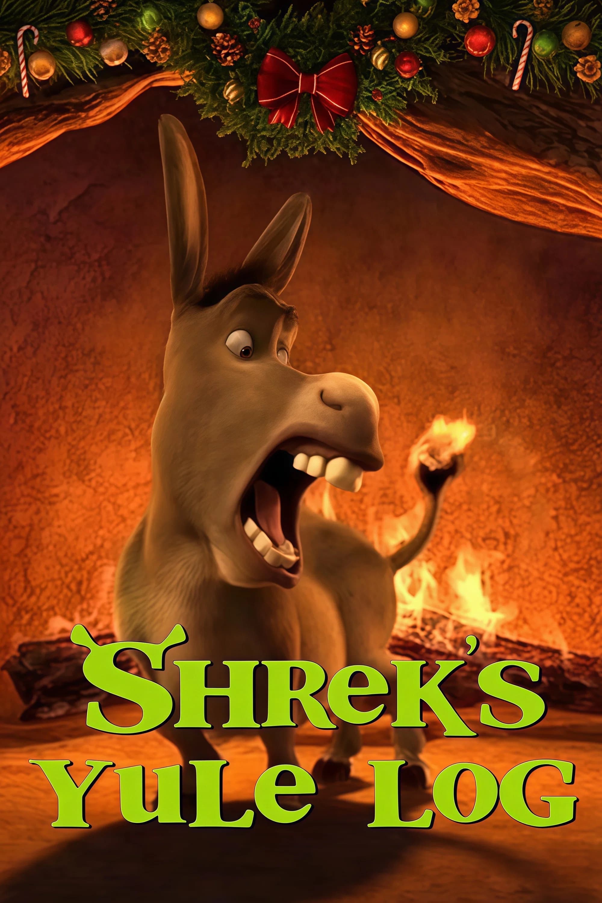 Shrek's Yule Log key art