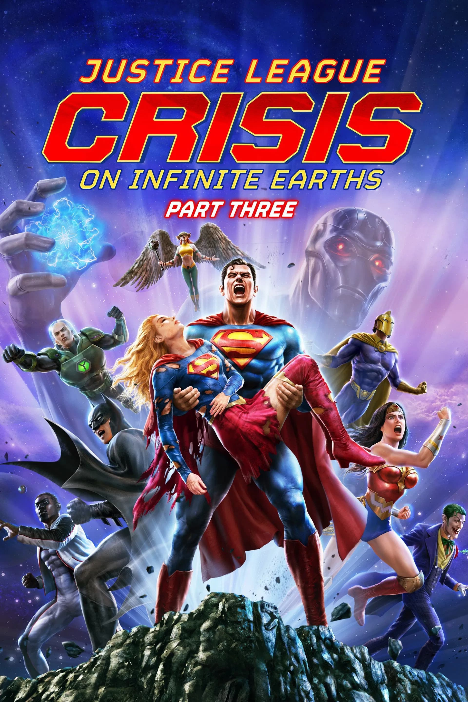 Justice League: Crisis on Infinite Earths Part Three key art