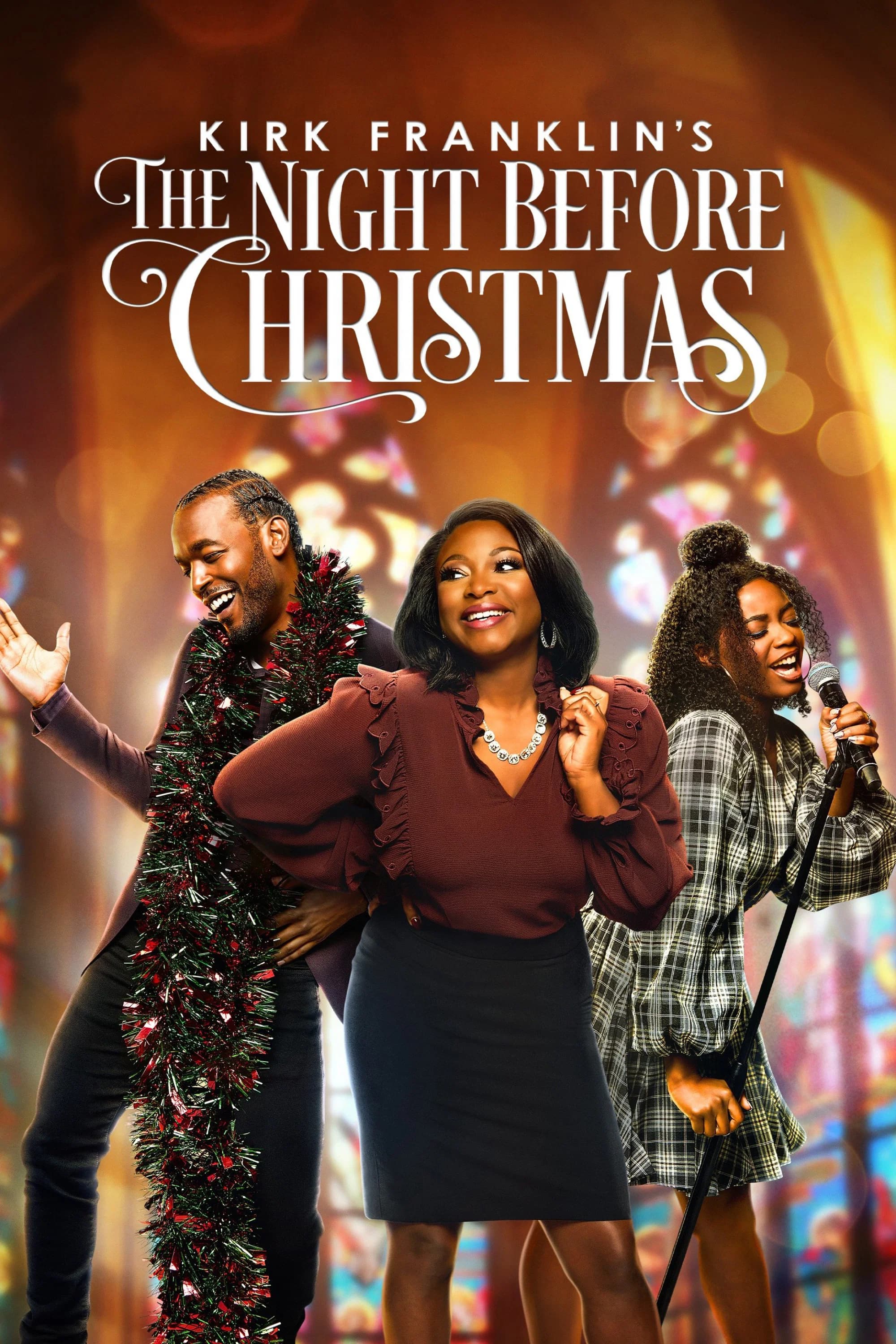 Kirk Franklin's The Night Before Christmas key art