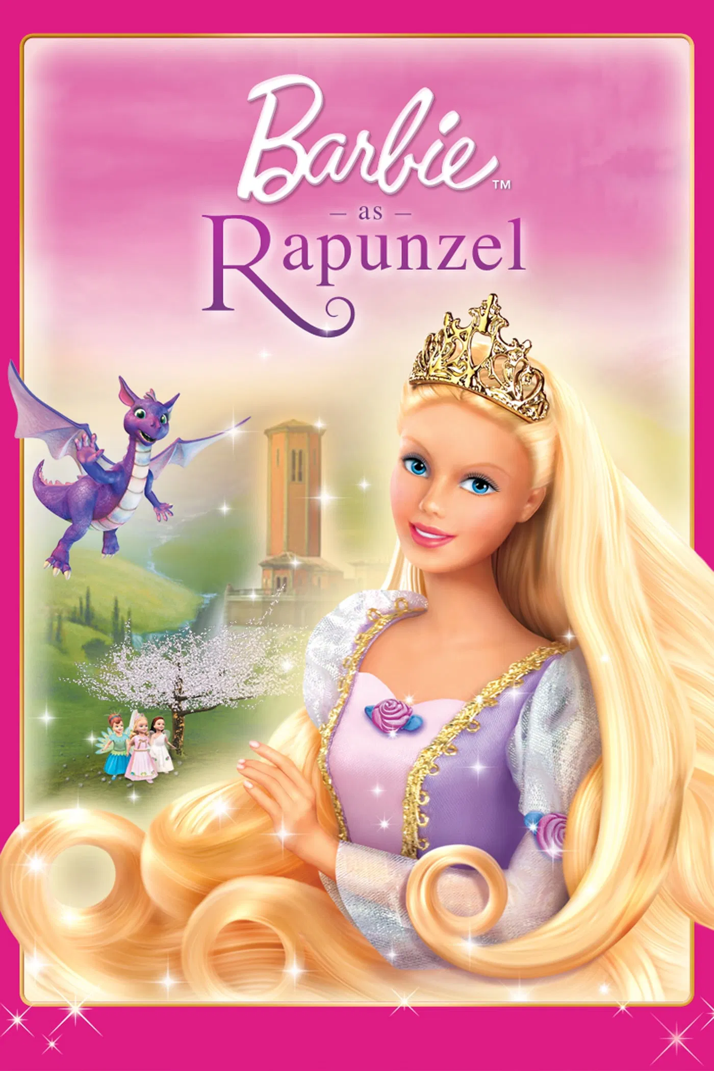 Barbie as Rapunzel key art